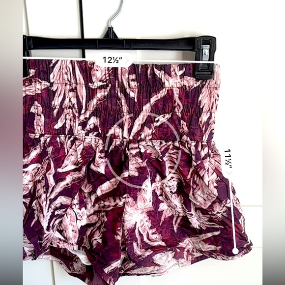 Free People Tropical Running Shorts Size Small - Picture 5 of 5